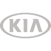 electric Kia logo black and white